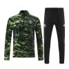 Sudadera De Entrenamiento Manchester United Cremallera de cuarto 2022-23 Verde Negro - Hombre